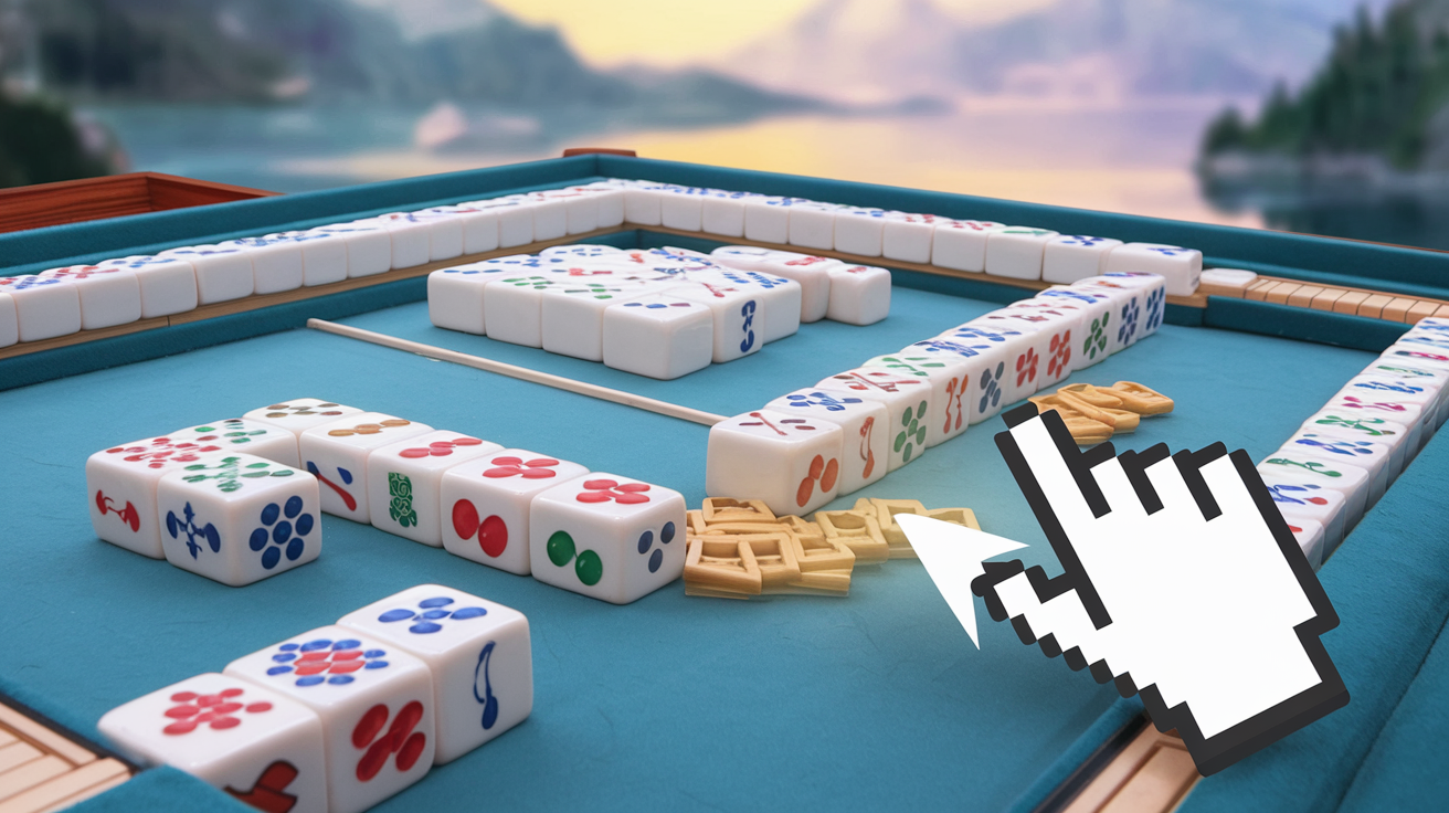 Mahjong tiles arranged on a game board with a cursor hovering over an undo button, representing the ongoing debate about reversing moves